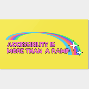 Accessibility Is More Than A Ramp - Accessible Posters and Art
